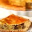 Пирог с грибами и картофелем