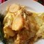 Омлет с катофелем и отварной курицей