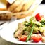 Салат из стручковой фасоли с курицей