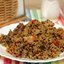 Киноа с мясом