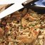 Макаронная запеканка с яблоками