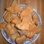 Солёное сырное печенье с орехами