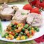 Куриные рулетики с черемшой и сыром