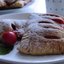 Слоённые пирожки с алычой