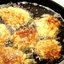 Латкес с чесноком и свининой