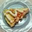 Омлет с луком и помидором