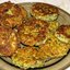 Овощные медальоны с грибами