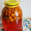 Компот из мелкой сливы с мятой
