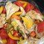 Запеченная, диетическая, сочная куриная грудка с овощами