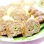 Мясной рулет с маринованными огурчиками