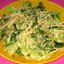 Салат Зеленый с огурцом и яблоком