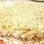 Салат с курицей, ананасами и грецкими орехами