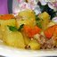 Картофель тушеный с мясом