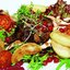 Салат из куриной печенки