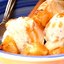 Ананасы на гриле с вареной сгущенкой и ликером Калуа