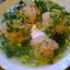 Кульками из картофеля и куриного фарша