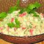 Салат с креветками и огурцом