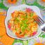 Салат со свежим огурцом и мясом