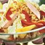 Салат из курицы с зеленым карри