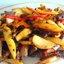 Жаркое из баранины с разноцветными перцами