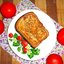 Хлеб фаршированный рисом и фаршем