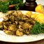 Брюссельская капуста с шампиньонами