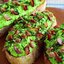 Брускетты с беконом и пюре из зеленого горошка