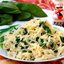 Фузилли со шпинатом