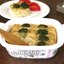 Овощная шарлотка с рыбой