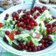 Овощной салат с красной смородиной