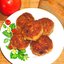Картофельно-мясные биточки с сыром