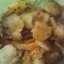Жаренный картофель с сушенным базиликом