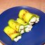 Кабачковые рулетики с пряным сыром
