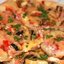 Пицца с колбасой и шампиньонами