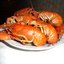 Вареные раки с укропом