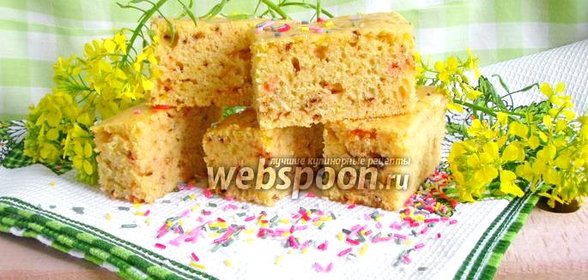 Пирог с конфетти