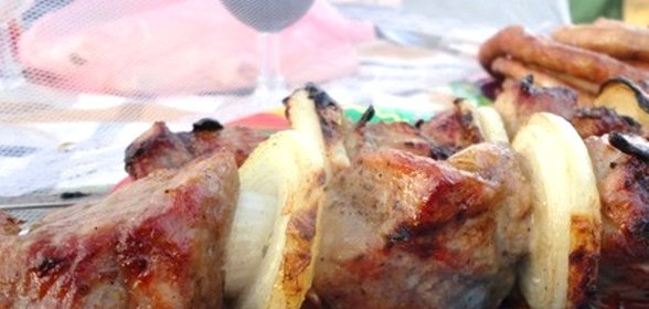 Настоящий шашлык из баранины