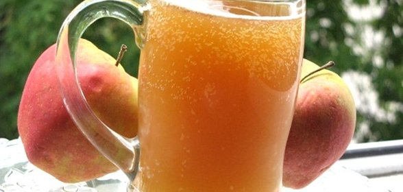 Квас из березового сока с сухофруктами