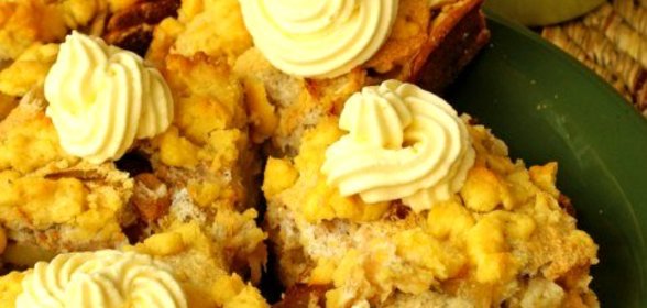 Яблочный пирог с грецкими орехами по‑провански