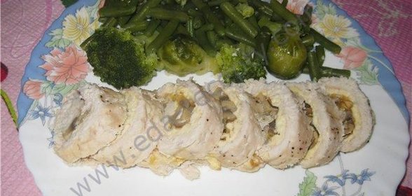 Куриный рулет в фольге