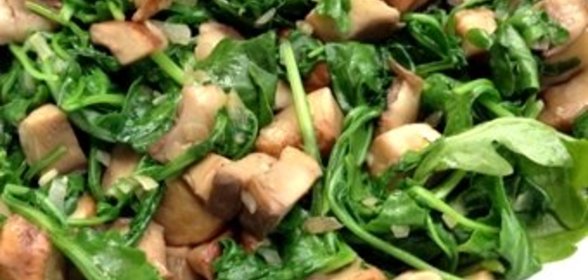 Салат с языком и грибами