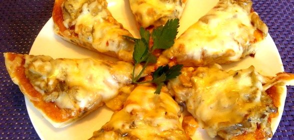 Начинка для пиццы с грибами