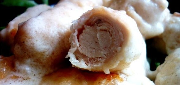 Мини-рулетики из куриного филе