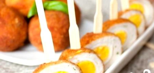 Перепелиные яйца по-шотландски