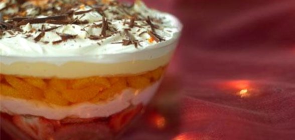 Слоеный десерт