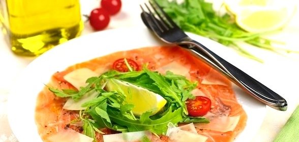 Карпаччо из лосося