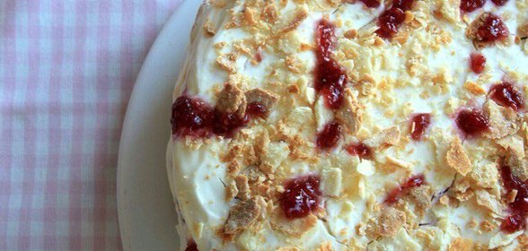 Наполеон с малиной