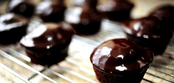 Шоколадные кексики