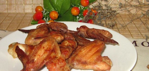Куриные крылышки в остром соусе