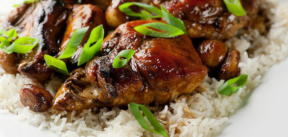 Курица в карамельном соусе